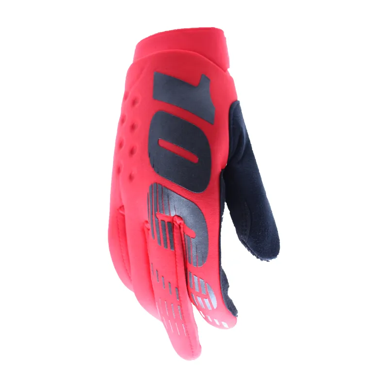 100% Brisker Cold Weather MTB Glove - Red